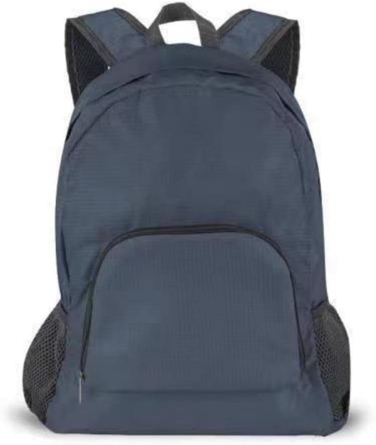 lightweight foldable backpack outdoor mountaineering bag travel backpack grey