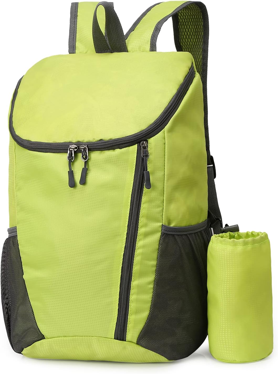 hiking backpack waterproof and wear resistant lightweight backpack packableoutdoor travel camping daypack foldable green